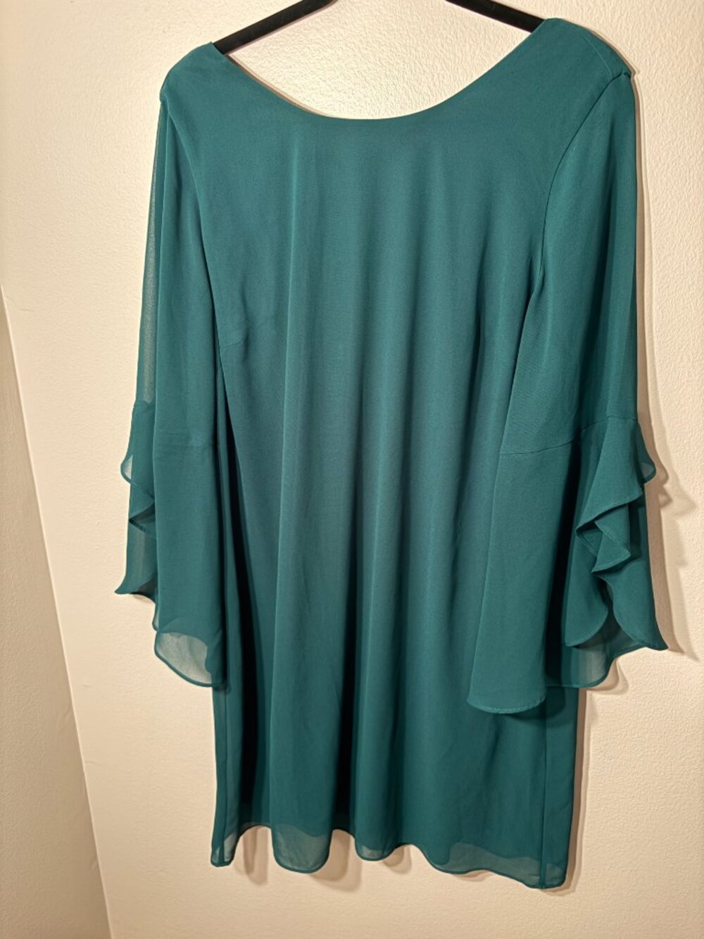 Thalia Sodi Plus Size XL Ruffled Bell Sleeve Dress Cocktail Party Workwear